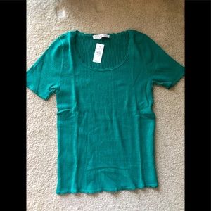 LOFT short sleeve shirt/ sweater